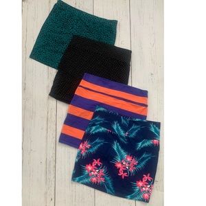 Bundle 4 summer mini skirts
